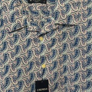 Daniel Cremieux short sleeve paisley button down